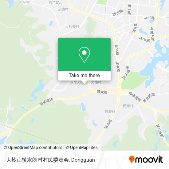 大岭山镇水朗村村民委员会 map