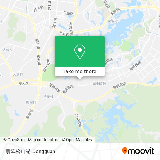 翡翠松山湖 map