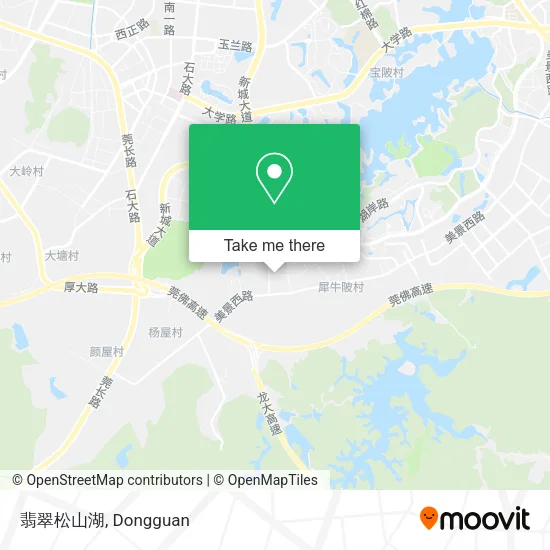 翡翠松山湖 map