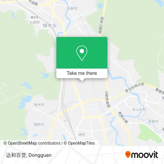 达和百货 map