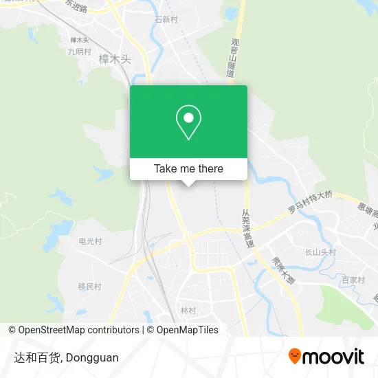 达和百货 map