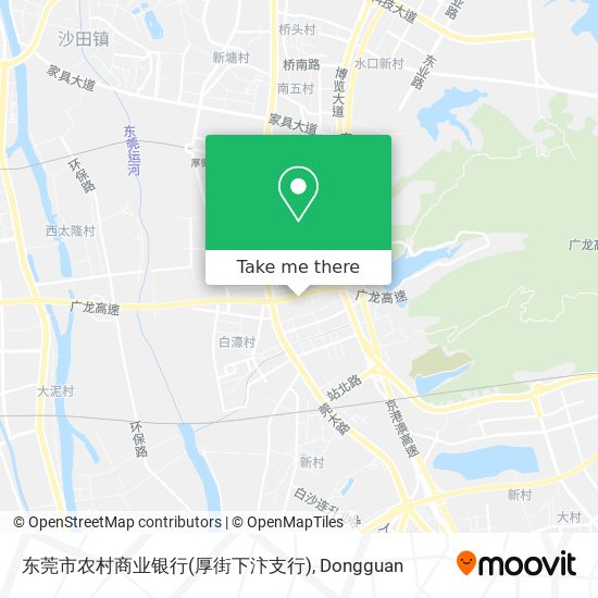 东莞市农村商业银行(厚街下汴支行) map