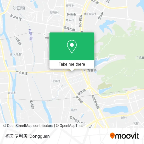 福天便利店 map
