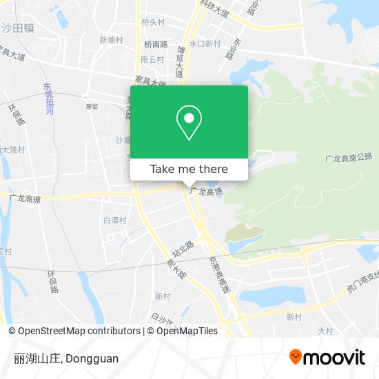 丽湖山庄 map