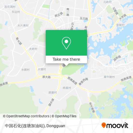 中国石化(连塘加油站) map