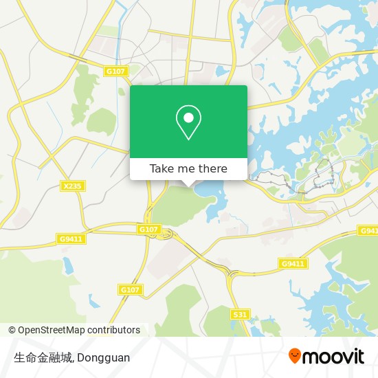 生命金融城 map