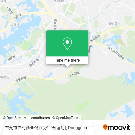 东莞市农村商业银行(水平分理处) map