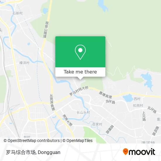 罗马综合市场 map
