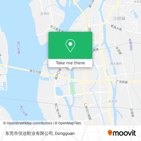东莞市佳达鞋业有限公司 map