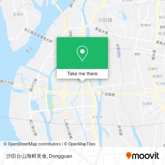 沙田台山海鲜美食 map