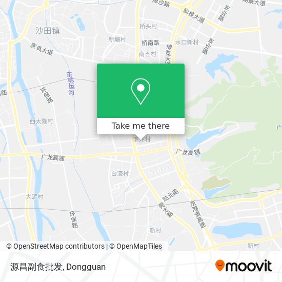 源昌副食批发 map