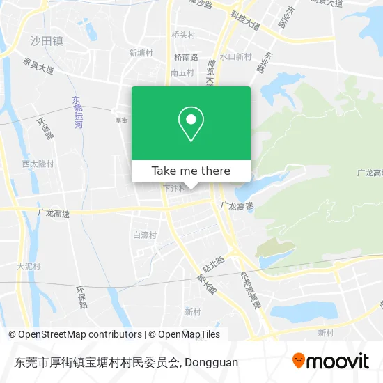东莞市厚街镇宝塘村村民委员会 map