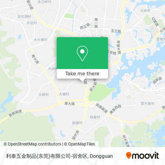 利泰五金制品(东莞)有限公司-宿舍区 map