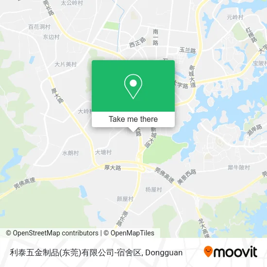 利泰五金制品(东莞)有限公司-宿舍区 map