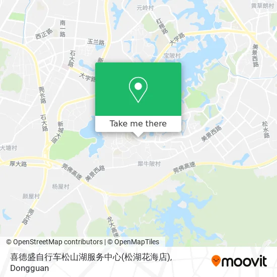 喜德盛自行车松山湖服务中心(松湖花海店) map