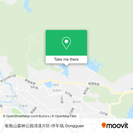银瓶山森林公园清溪片区-停车场 map