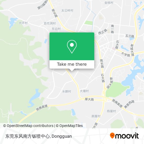 东莞东风南方钣喷中心 map
