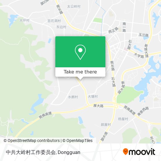 中共大岭村工作委员会 map
