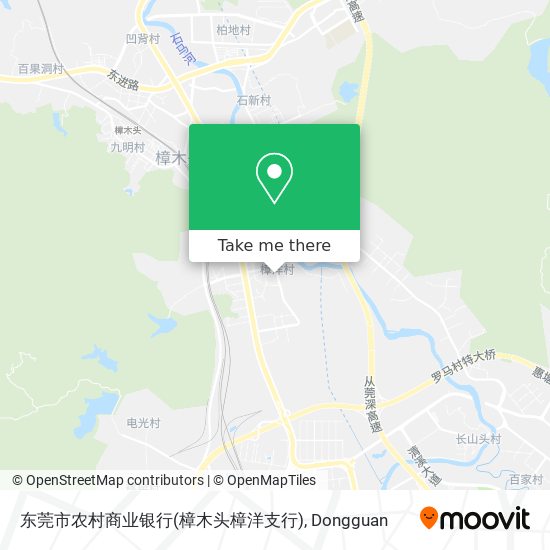 东莞市农村商业银行(樟木头樟洋支行) map