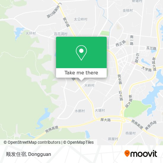 顺发住宿 map