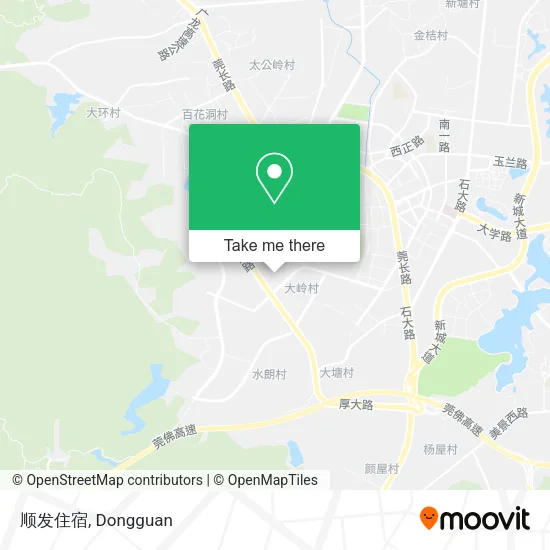 顺发住宿 map