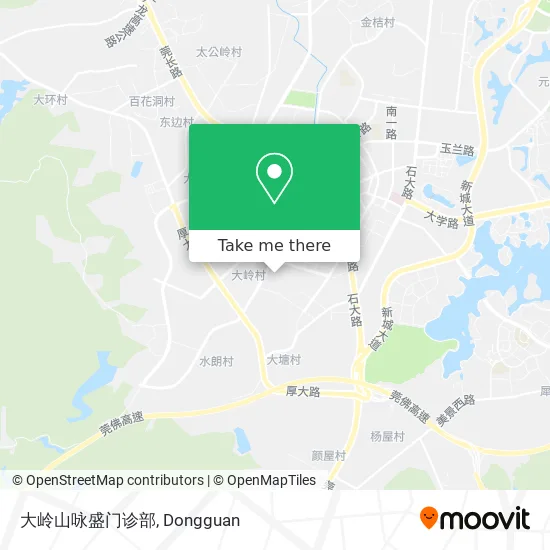 大岭山咏盛门诊部 map