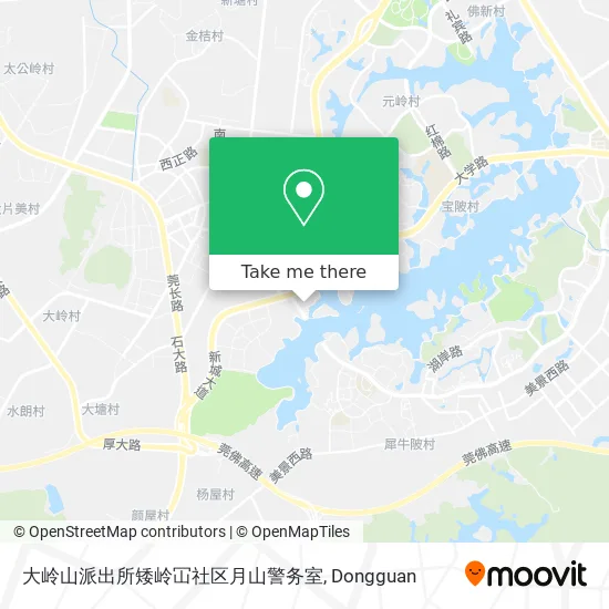 大岭山派出所矮岭冚社区月山警务室 map