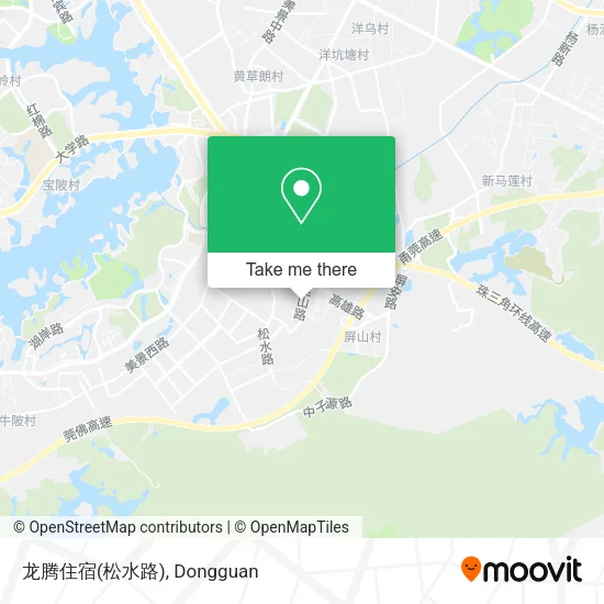 龙腾住宿(松水路) map