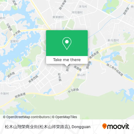 松木山翔荣商业街(松木山祥荣路店) map