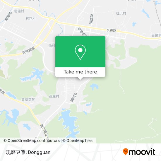 现磨豆浆 map