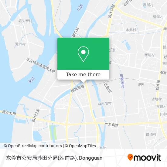 东莞市公安局沙田分局(站前路) map