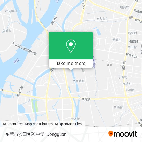 东莞市沙田实验中学 map
