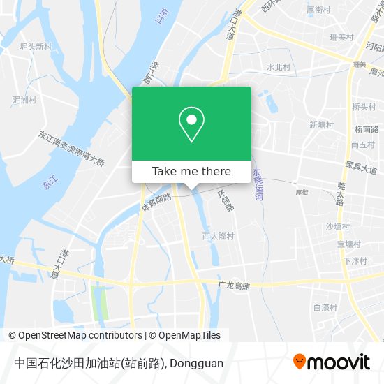 中国石化沙田加油站(站前路) map