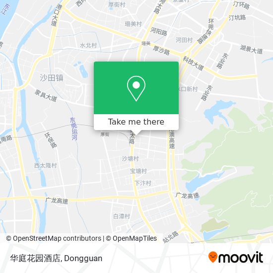 华庭花园酒店 map