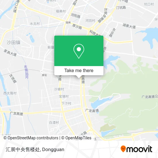 汇展中央售楼处 map