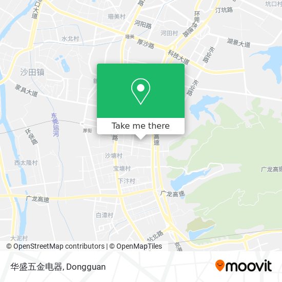 华盛五金电器 map