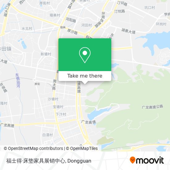 福士得·床垫家具展销中心 map