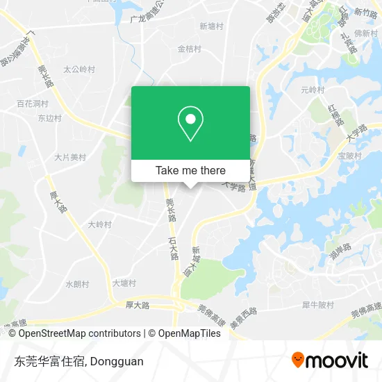 东莞华富住宿 map