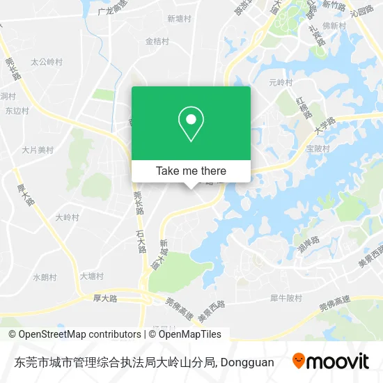 东莞市城市管理综合执法局大岭山分局 map