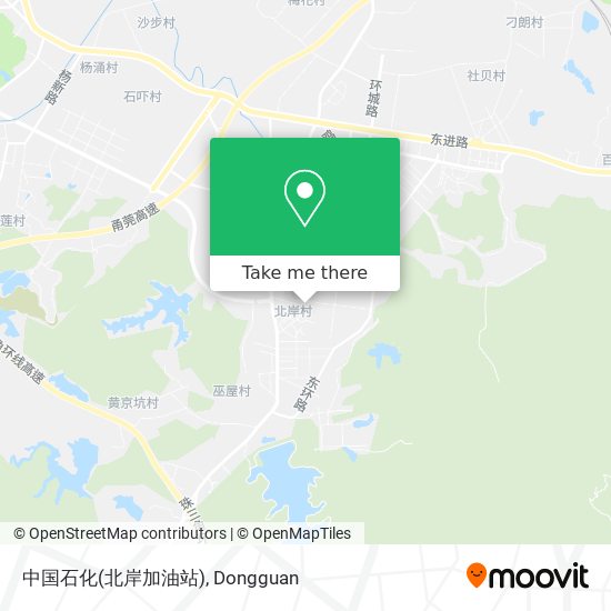 中国石化(北岸加油站) map