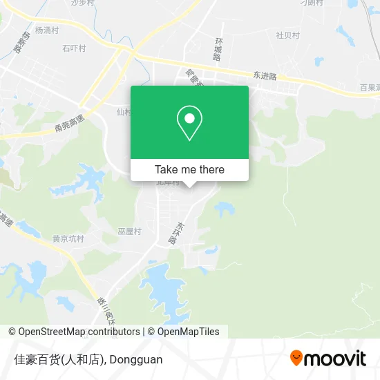 佳豪百货(人和店) map
