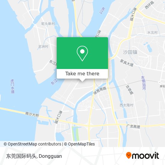 东莞国际码头 map