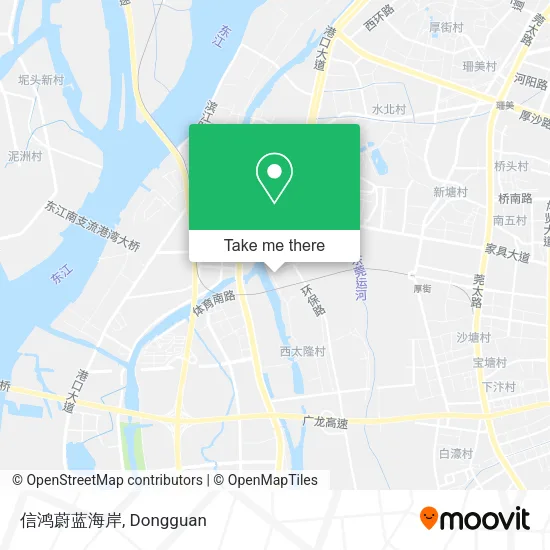 信鸿蔚蓝海岸 map