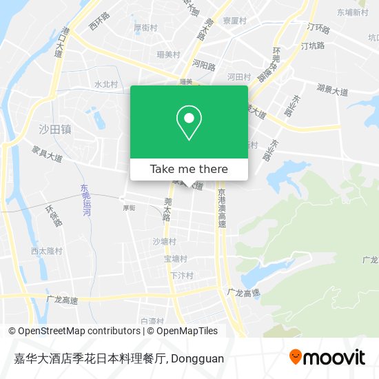 嘉华大酒店季花日本料理餐厅 map