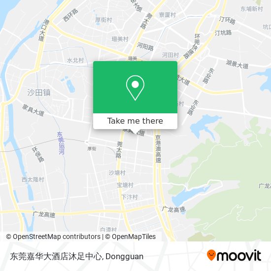 东莞嘉华大酒店沐足中心 map