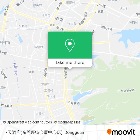 7天酒店(东莞厚街会展中心店) map
