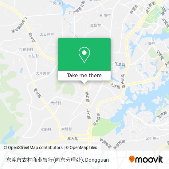 东莞市农村商业银行(向东分理处) map