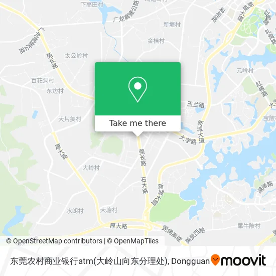 东莞农村商业银行atm(大岭山向东分理处) map