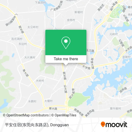 平安住宿(东莞向东路店) map