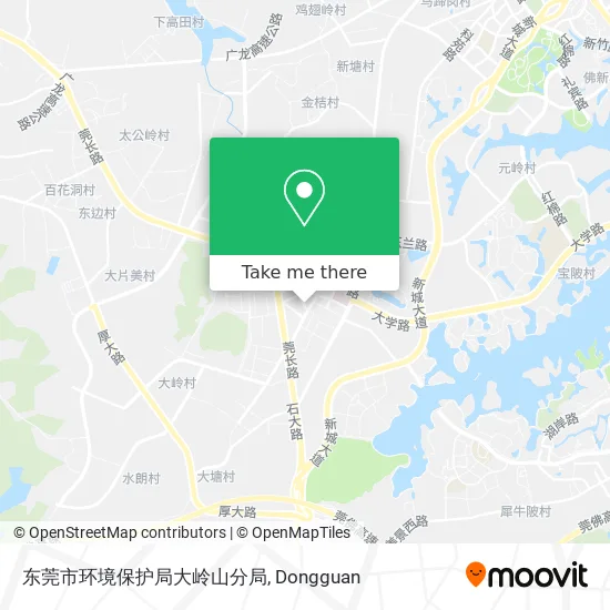 东莞市环境保护局大岭山分局 map